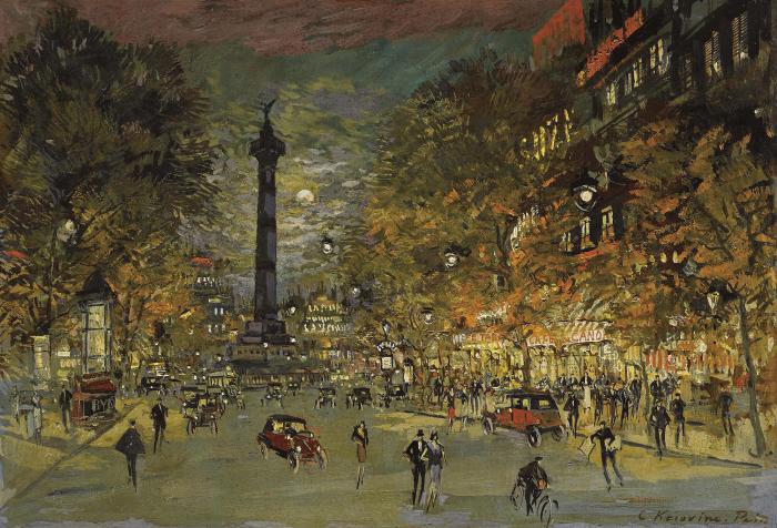 PLACE DE LA BASTILLE , PARIS