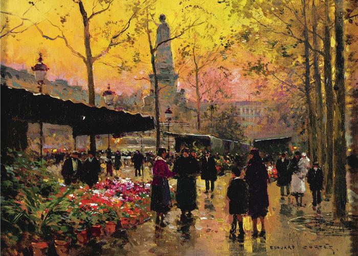 PLACE DE LA REPUBLIQUE MARCHE AUX FLEURS
