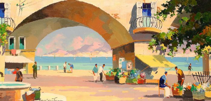 Portofino near Santa Margarita Italian Riveria