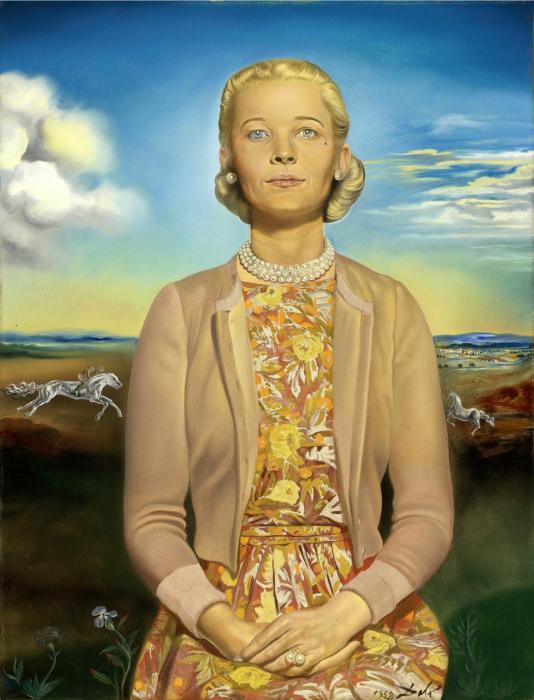 PORTRAIT DE MADAME WINSTON FREDERICK CHURCHILL GUEST NEE LU