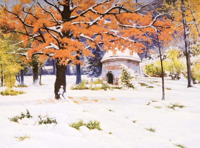 Ранний снег.1890-е.