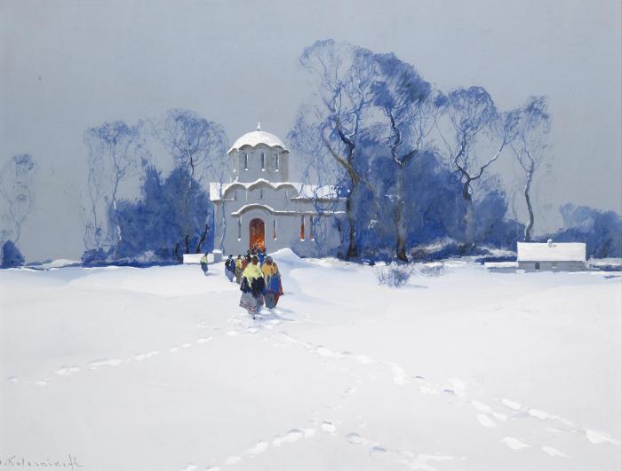 RETURNING FROM CHURCH