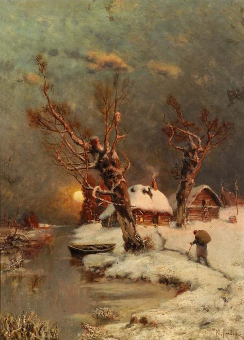 Romantic Winter Landscape