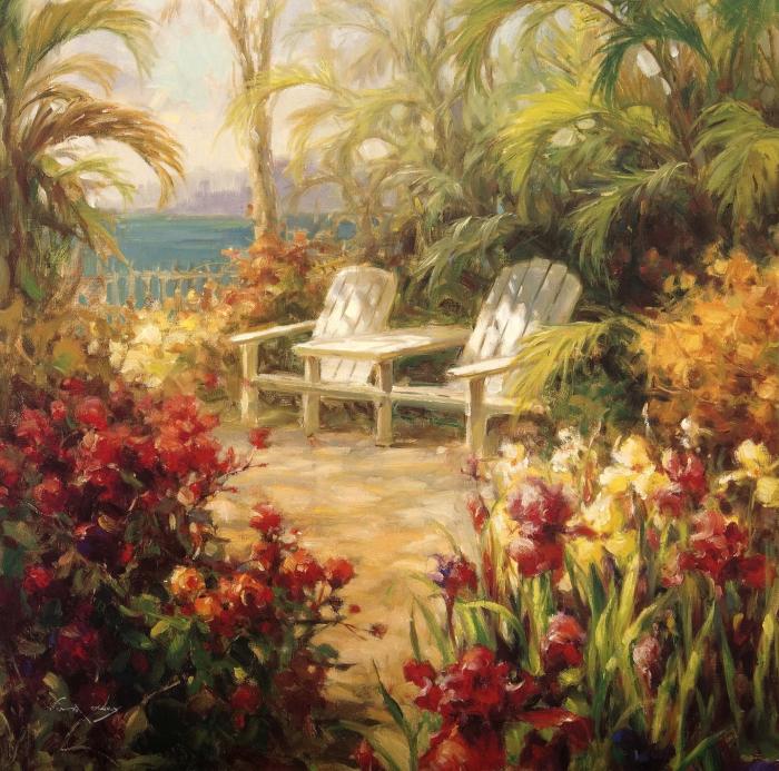 Seaside garden.