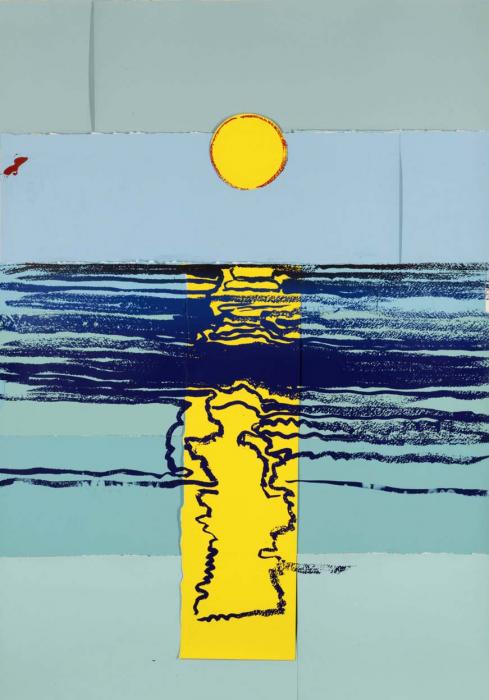 SPAGO SEE серо голубой закат