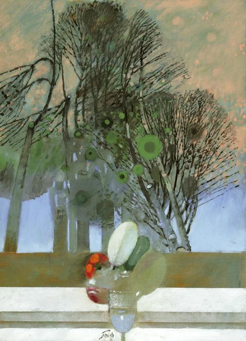 Still Life and Trees