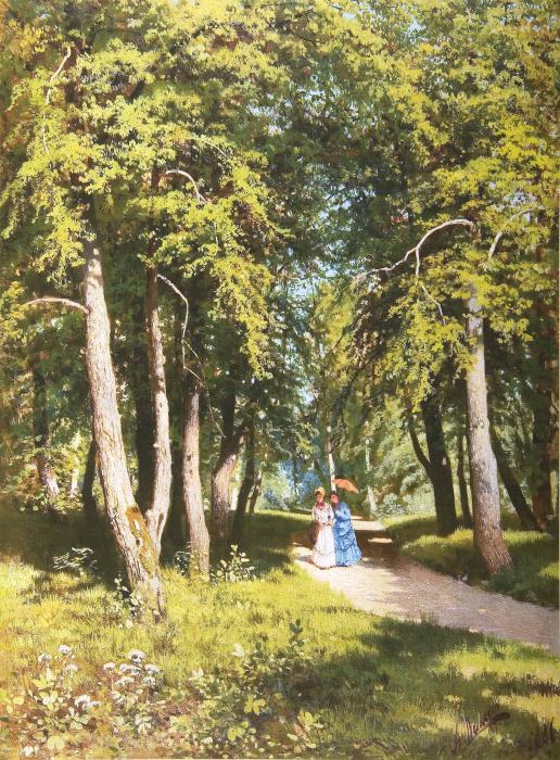 В парке. 1886.