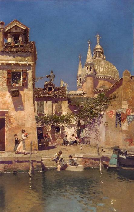 Venetian Canal Scene