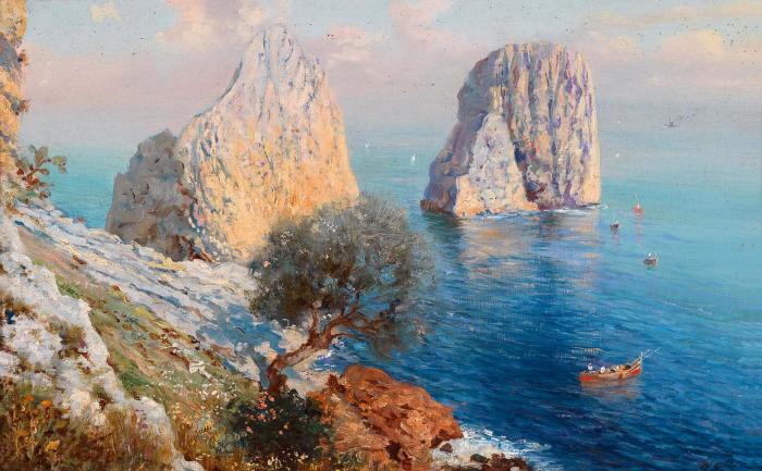 View of the Faraglioni