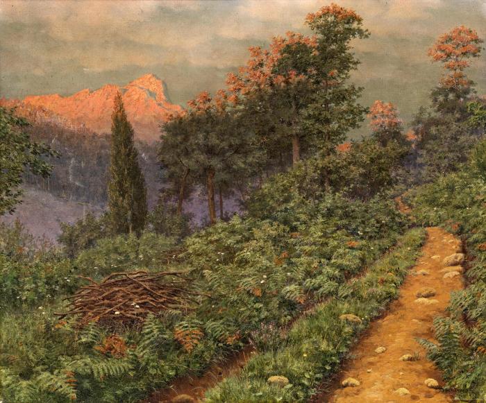 Закат в горах